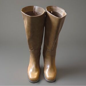 Dark Taupe Knee-high Faux Leather
Riding Boots 10 NWOB